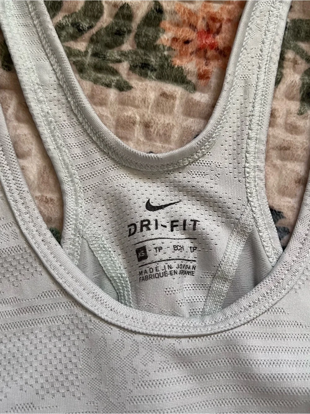 Nike Women’s Dri-FIT White Racerback Tank Top
